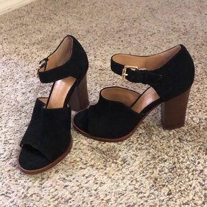 Vince Camuto Signature Suede Ankle-Strap Sandals